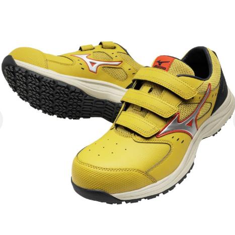 Mizuno 黄色 安全靴 ベルクロ式 新品未使用Mizuno 蛍光イエロー 安全靴 ベルクロ 26.5 【公式通販】