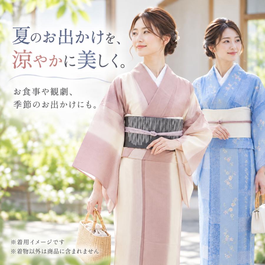 夏着物 レディース 正絹 絽 お仕立て上がり 着物 単品 夏用きもの 絹
