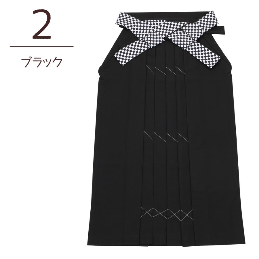 女性用 はかま 市松柄袴紐 無地はかま 単品 全2色 S〜LLサイズ hs-95 