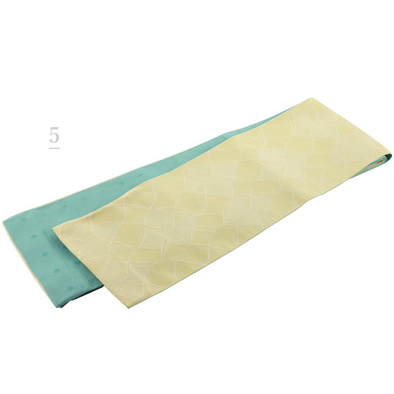 日本製 半巾帯 リバーシブル 細帯 半幅帯 小袋帯 全20タイプ 和柄 花柄 ho-123｜koyuki｜06