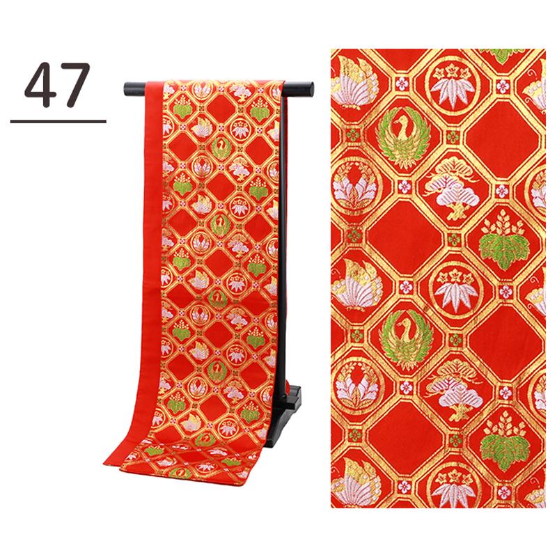 七五三 七歳 ジュニア用 お仕立て上がり 全9タイプ 袋帯 jh-301-B : 和
