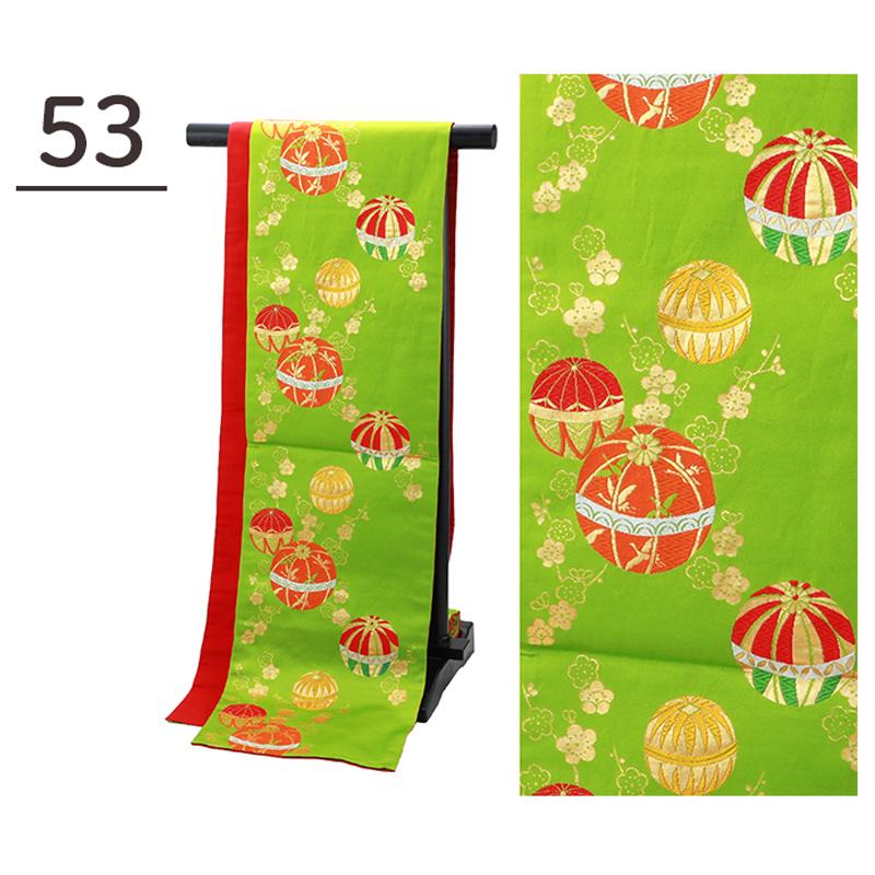七五三 七歳 ジュニア用 お仕立て上がり 全9タイプ 袋帯 jh-301-B : 和