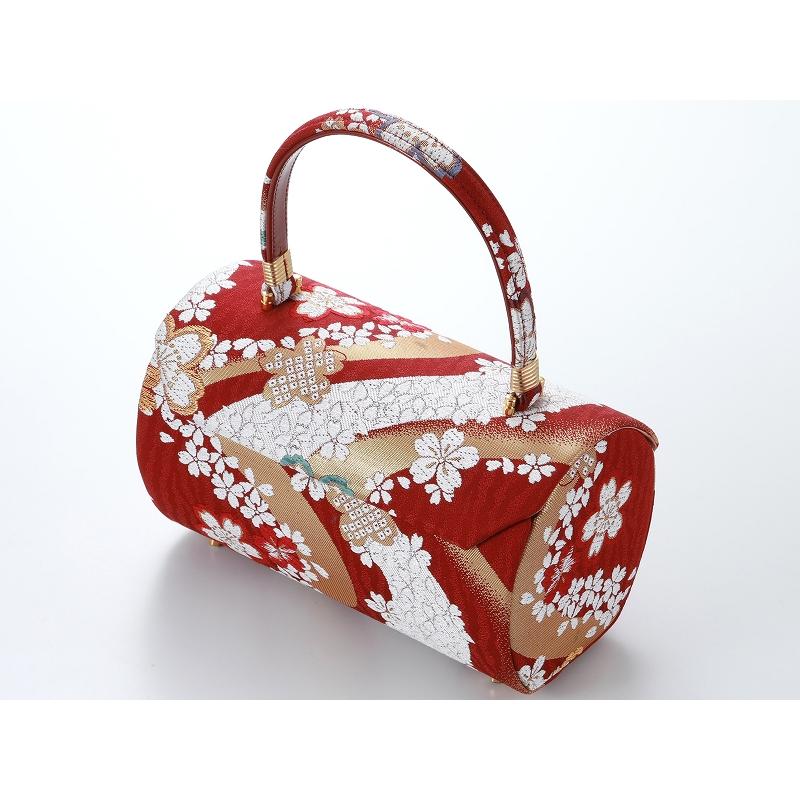 訳あり 振袖用 金鷲 帯地 二枚芯 草履 バッグセット