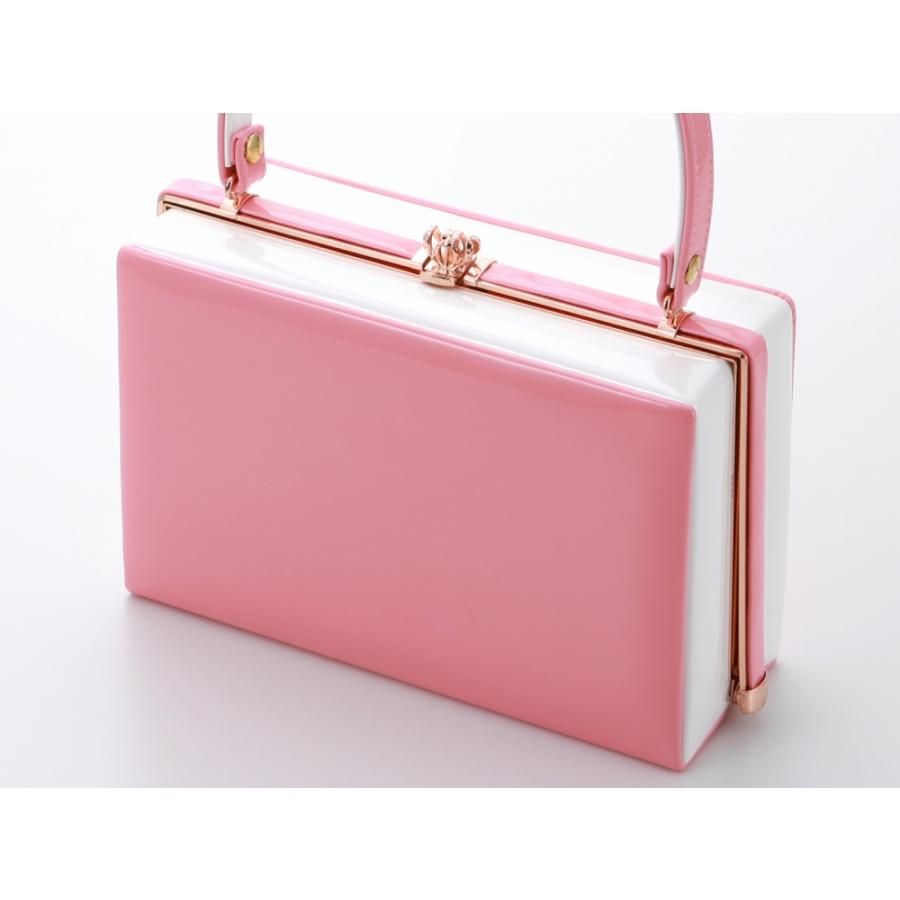 訳あり 振袖用 エナメル艶あり 4段かかと8cm 草履バッグセット