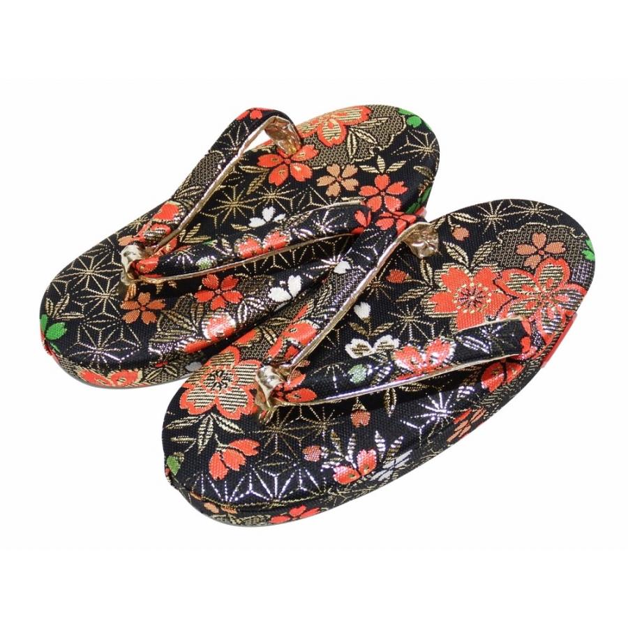 七五三用着物 子供用 草履付き 七五三 金欄織 子供用 きもの 草履 鈴付き 16.5cm sz-71 : 和の