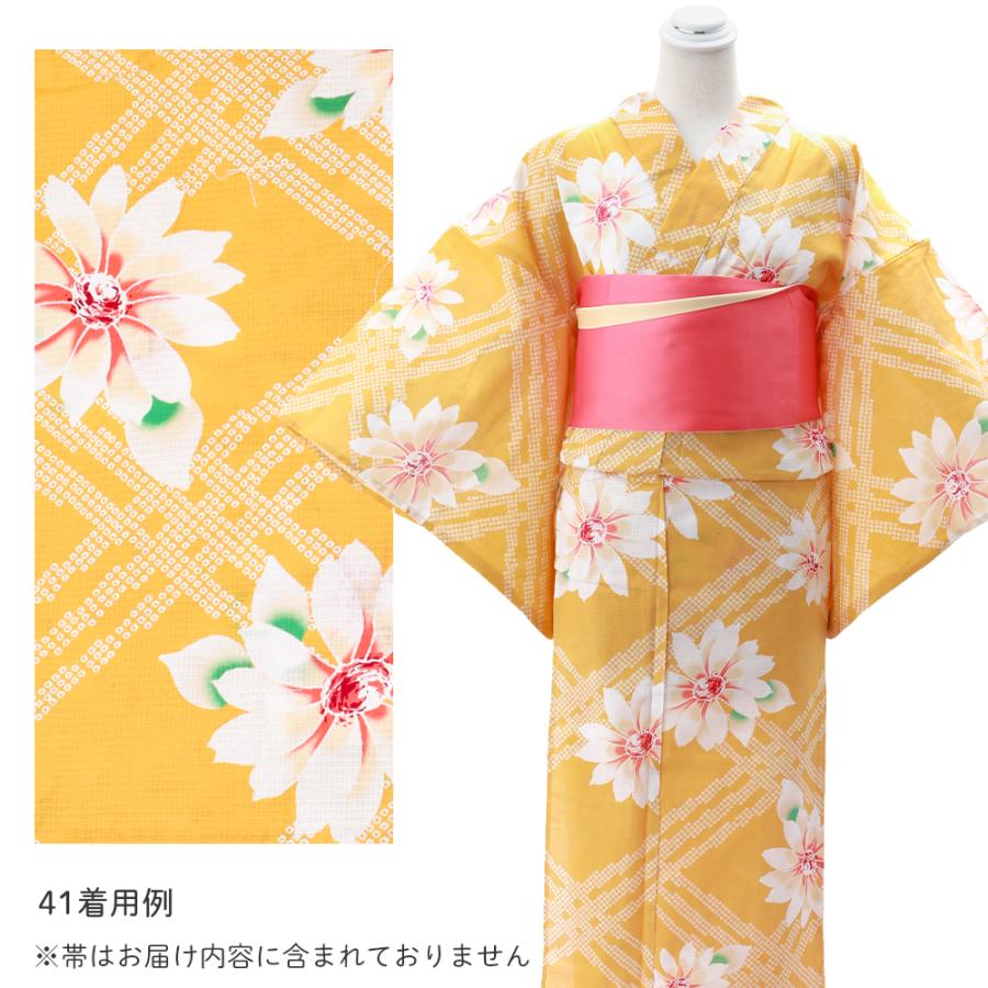 女性用 紅梅織 浴衣 千都四季ブランド お仕立て上がり 綿100% M 女性用 紅梅織 浴衣 千都四季ブランド お仕立て上がり 綿100% M