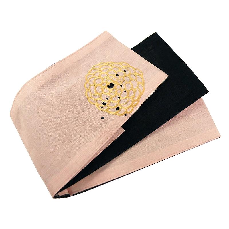 本麻 半巾帯 tsumori chisato ツモリチサト 浴衣帯 半幅帯 小袋帯 刺繍