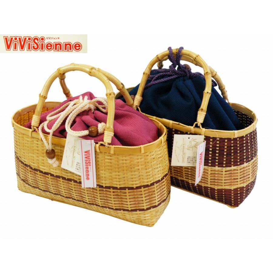 ビビジェンヌブランド 竹かご巾着 かごバッグ 竹籠 おしゃれ巾着 全2タイプ Kk 132 G06 Kk 132 和の心 小雪 通販 Yahoo ショッピング