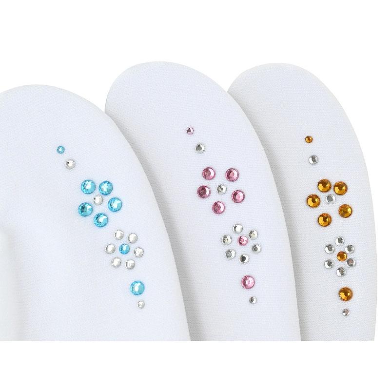 きらり小町 ラインストーン付 足袋カバー ストレッチ 白足袋 全3色 ts