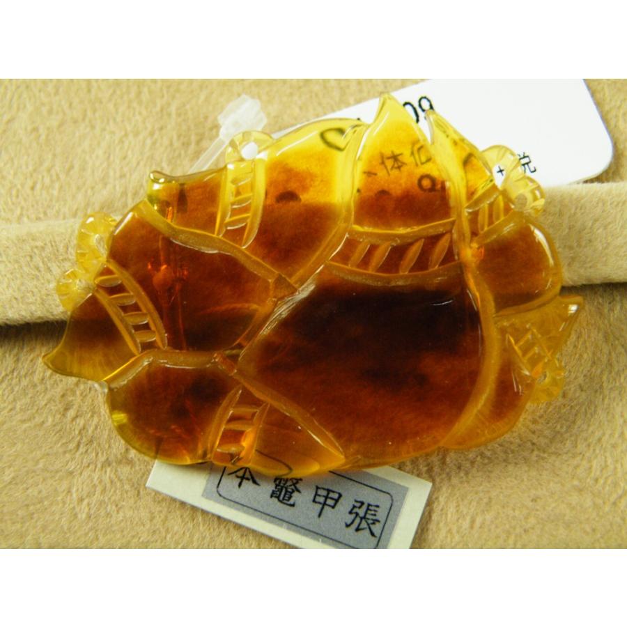 【希少品】本鼈甲（べっ甲）　帯留め 本鼈甲張 べっこう 帯留め 三分締め用 桐箱入り od-3 : 和の心 小雪