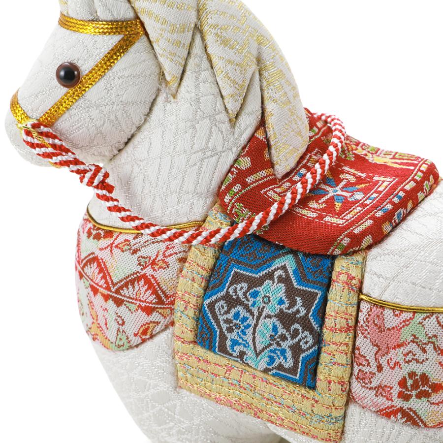 2026年 干支置物 龍村美術織物 木目込人形 午年 令和8年 馬 うま et