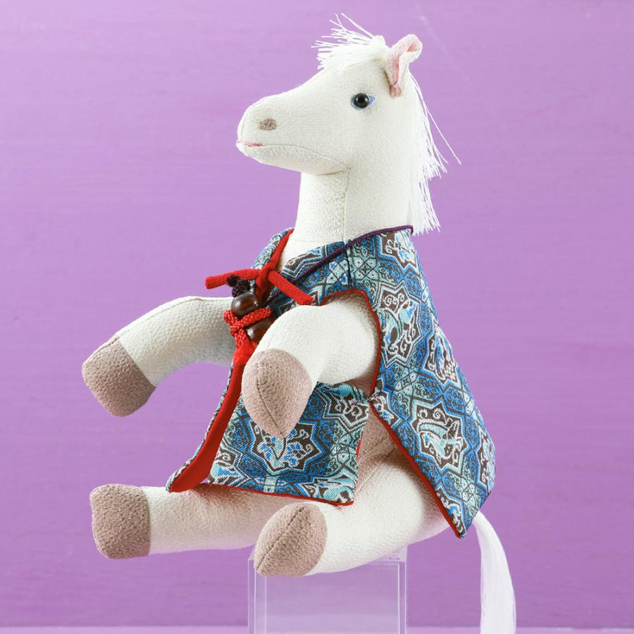 2026年 干支置物 龍村美術織物生地使用 ますこっと人形 午年 令和8年