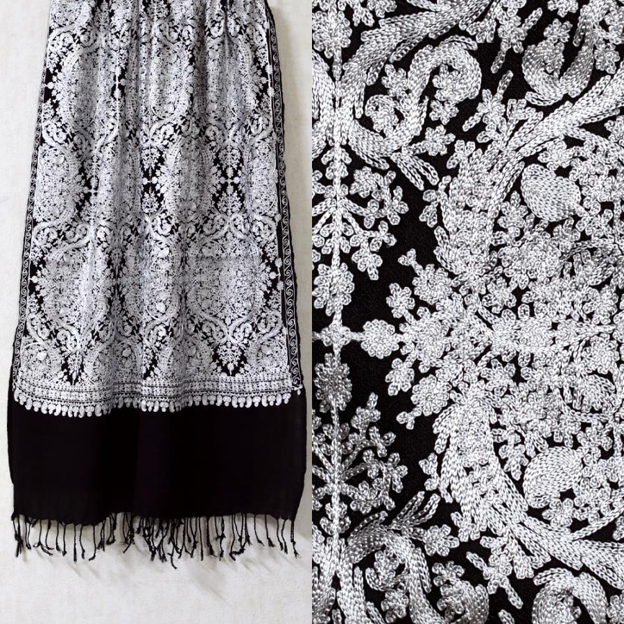 京都 OKAJIMA 岡重 ウール混 刺繍 ショール 全6柄 sy-121 着物 京都 OKAJIMA 岡重 ウール混 刺繍 ショール 全6柄 sy-121 着物