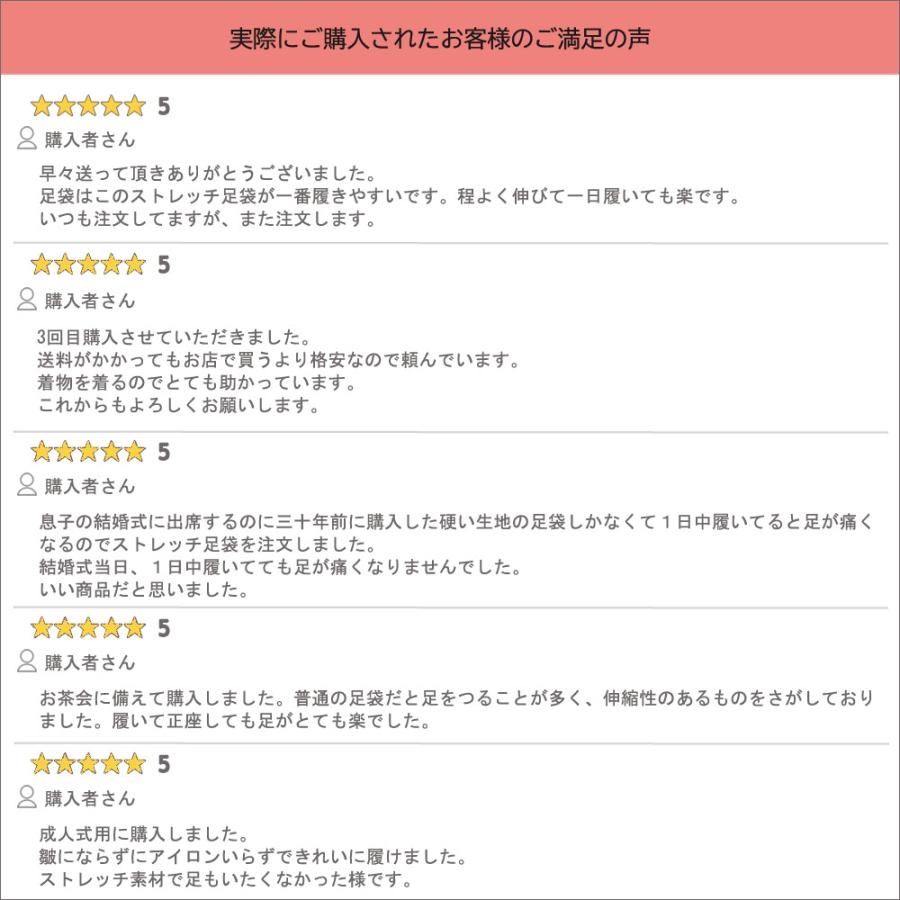 東レ ナイロントリコット生地使用 5枚こはぜ ストレッチ足袋 S〜4L 1口2足までメール便可 | TORAY | 09
