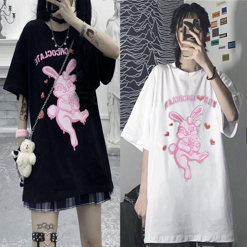 夏 服韓国 ピンクハートうさぎｔシャツ 地雷系量産型夢かわいいパステル 韓国ファッション 8ibcwv7f0y トップス Tdsc Sn