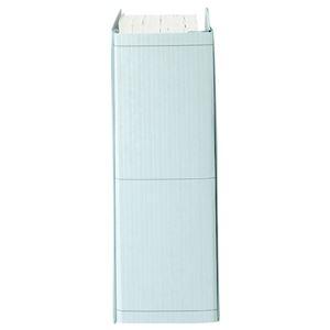 （まとめ） TANOSEE 背幅伸縮フラットファイル A4タテ 1000枚収容 背幅13〜113mm 青 1冊 〔×20セット〕_1