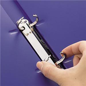 （まとめ） リヒトラブ Avanti リングファイル（カドロック＆ツイストリング） A4タテ 2穴 150枚収容 背幅27mm 青 F-867U-8 1冊 〔×15セット〕の画像