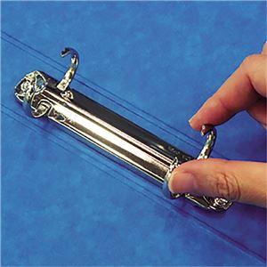 (まとめ) リヒトラブ リングファイル(ツイストリング) B5タテ 2穴 200枚収容 背幅35mm 藍 F-802UN-5 1冊 〔×15セット〕_1