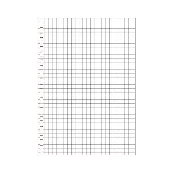 （まとめ） リヒトラブツイストノート［専用リーフ］ B6 5mm方眼罫 N-1666S 1冊（30枚） 〔×30セット〕の画像