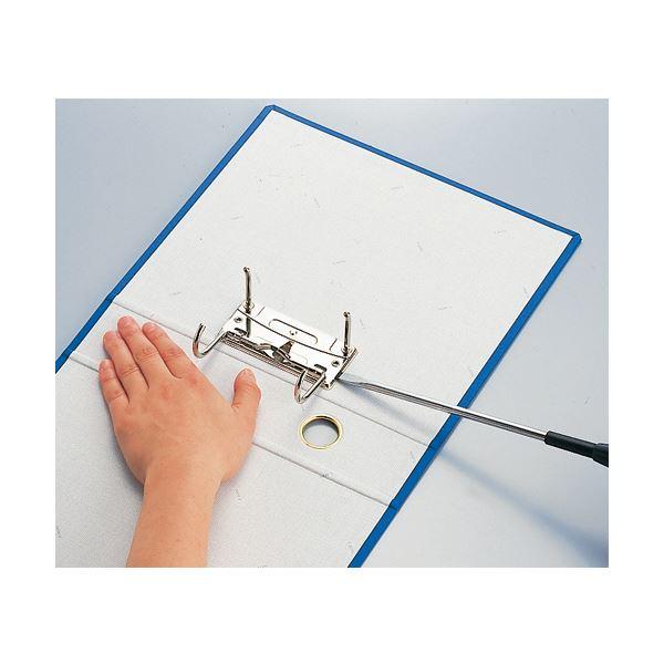 （まとめ）ライオン事務器 カラースモールファイルA4タテ 2穴 270枚収容 背幅60mm 青 No.30C-A4S 1冊 〔×5セット〕の画像