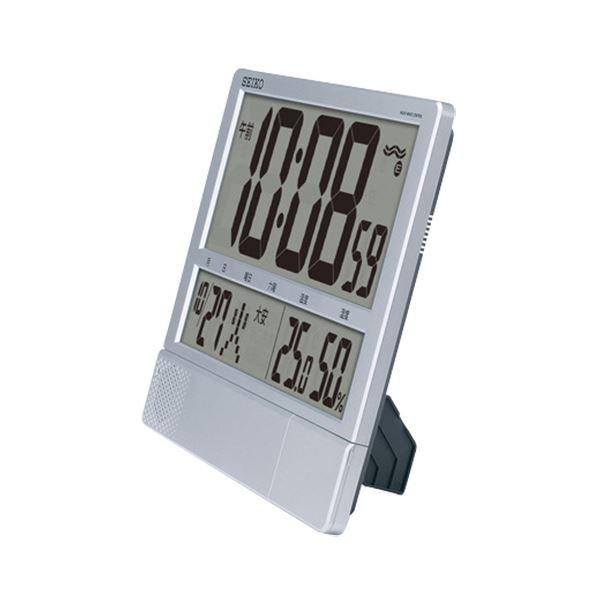 セール正規品 セイコークロック プログラム電波時計温湿度表示付 掛置兼用 SQ434S 1台