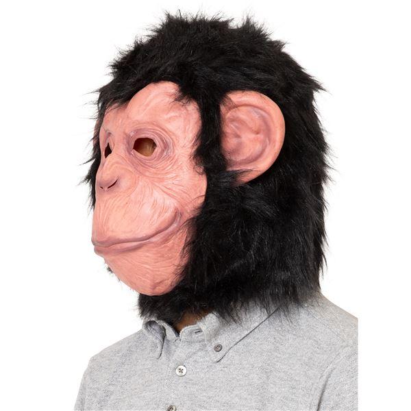 〔コスプレ衣装 コスチューム〕ラバーマスク チンパンジー