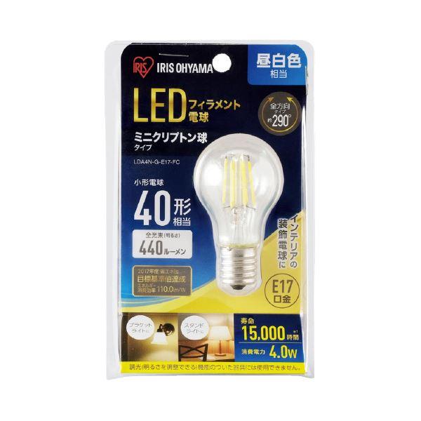 （まとめ）Panasonic LEDミニクリプトン球40形E17 昼白色（×10セット）の画像