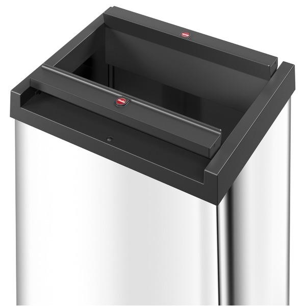 Hailo（ハイロ）ニュービッグボックス60L ブラック（ゴミ箱・ダストBOX