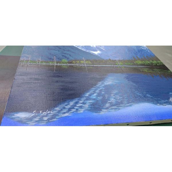 〔 受注生産 〕油絵額 F10号 坪井志朗 「上高地大正池」 油絵用額縁 油彩 油彩画 絵画額 額縁 フレームの画像