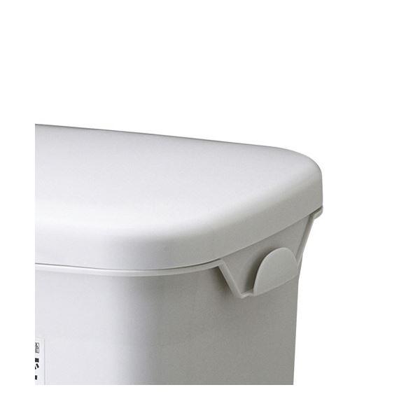 (まとめ) リス HOME＆HOME ペダルペール 28L グレー GPRB037 1台 〔×3セット〕