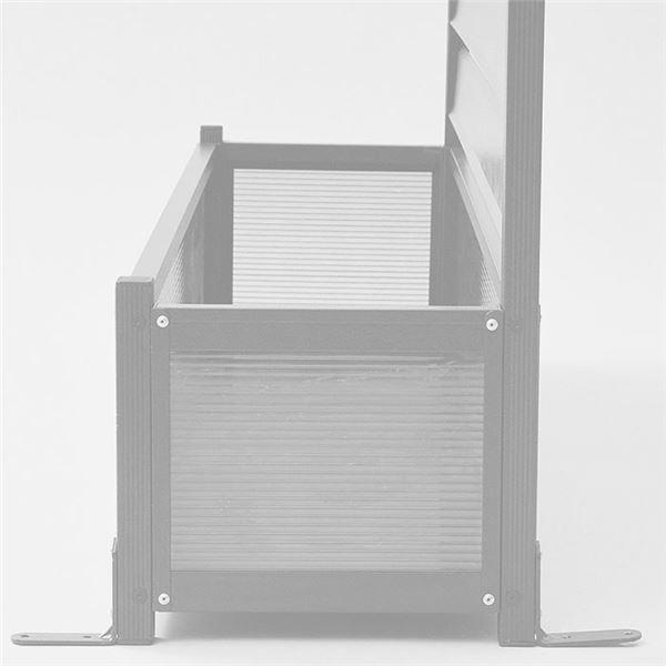 秋冬の主役◎ アルミ製 プランター 目隠しフェンス 約120×150cm ホワイト ルーバー型 ガーデニング用品 組立品 【3057721079】(16233円)