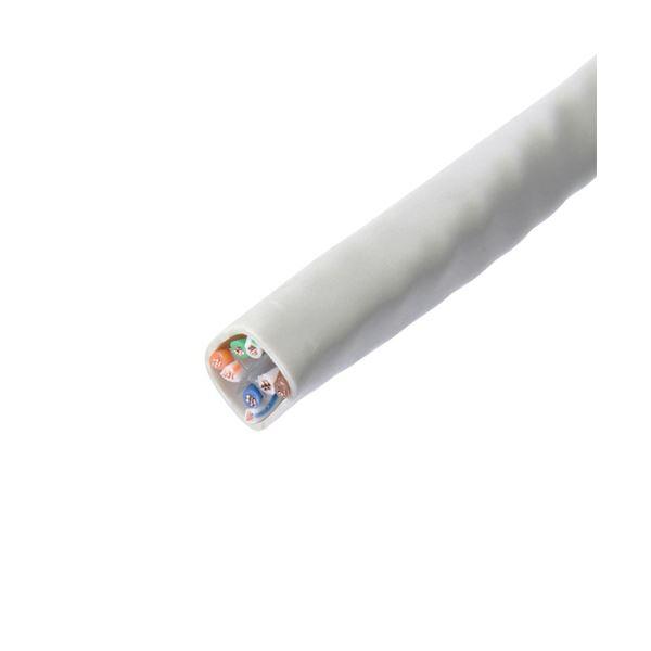 サンワサプライ PoEカテゴリ6LANケーブルのみ ライトグレー 200m KB-T6POE-CB200 1巻
