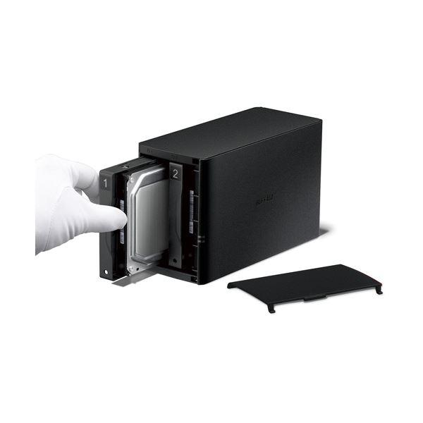 バッファロー LinkStationfor SOHO 3年保証 RAID機能 ネットワークHDD 2ドライブ 8TB LS220DN0802B1台
