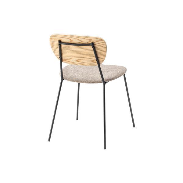 (まとめ) チェア ベージュ 完成品 〔×2セット〕 シンプル_1