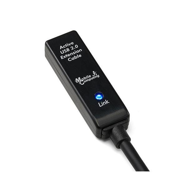 サンワダイレクトUSB2.0延長ケーブル 15m ブラック 500-USB006 1本_1