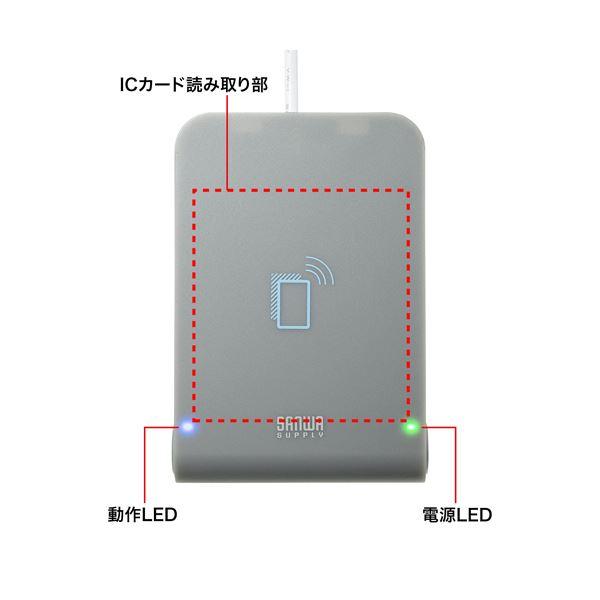 サンワサプライ非接触型ICカードリーダライタ ADR-MNICU3 1個_1