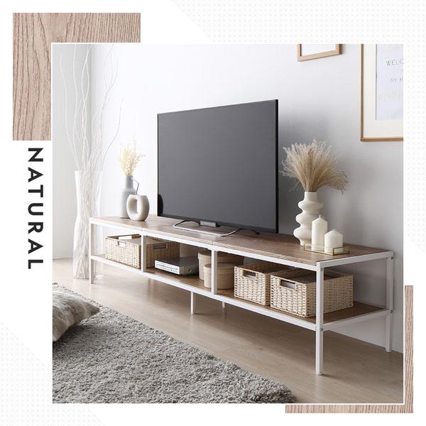 テレビボード テレビ台 単品 幅120cm ナチュラル オープンタイプ