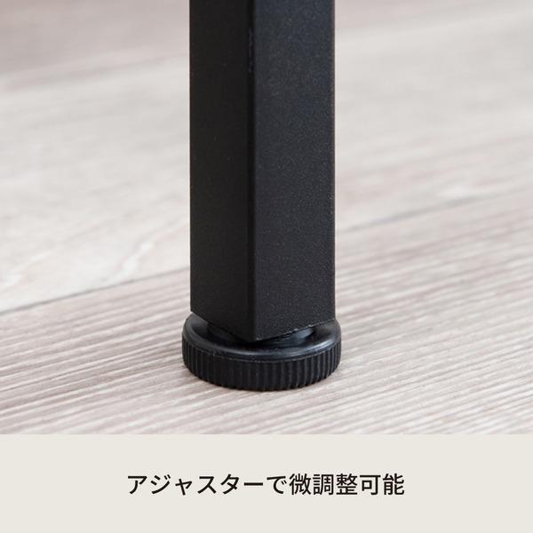 つっぱりラック アクシス(ブラウン/ブラック) 収納棚 壁面収納 ウォールラック 北欧風 韓国インテリア 木製 木目 シンプル NK-6011