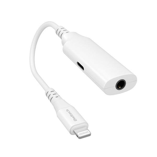 オウルテックLightning端子付きイヤホン変換ケーブル ホワイト OWL-CBLTF35LT02-WH 1本_2