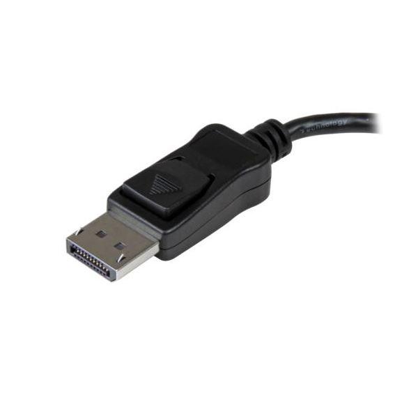 StarTech.com MSTハブ マルチモニタースピリッタ 4K対応 ディスプレイポート（オス）-（メス）×3口 Windows用ブラック MSTDP123DP 1個