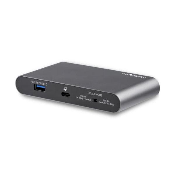 StarTech.com USB Type-C接続マルチアダプタ ブラック DK30C2DAGPD 1個