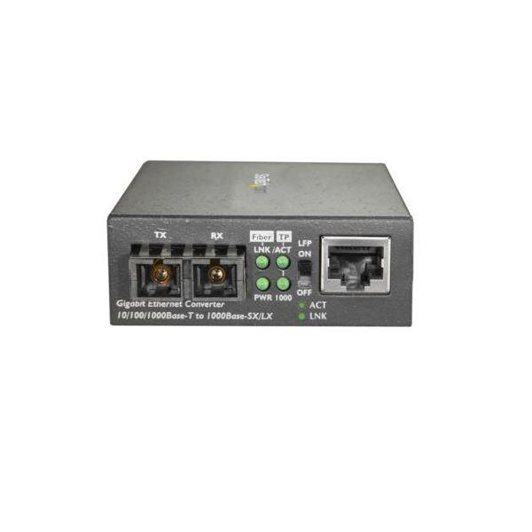 StarTech.com Gigabit対応 光メディアコンバータ MCMGBSCSM10 1台