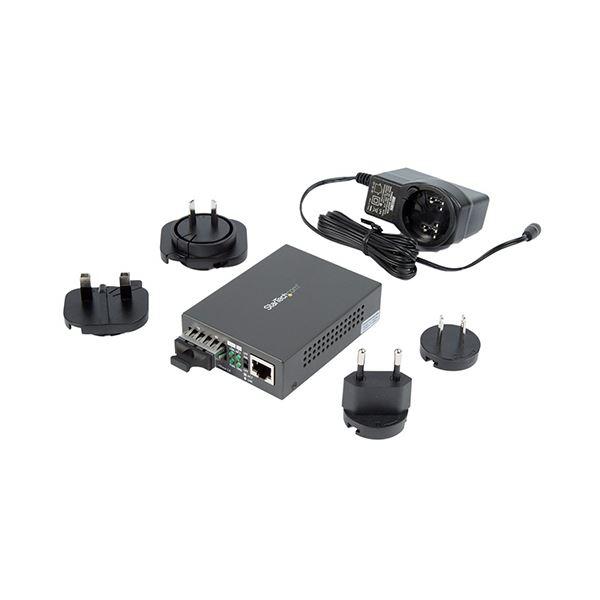 StarTech.com Gigabit対応 光メディアコンバータ MCMGBSCSM10 1台