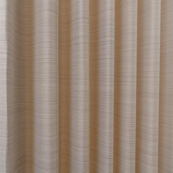 日本製 カーテン ドレープカーテン 遮光 3級遮光 洗える シンプル ナチュラル タッセル付き ウォッシャブル 〔幅100cm 長さ245cm 2枚 ベージュ〕