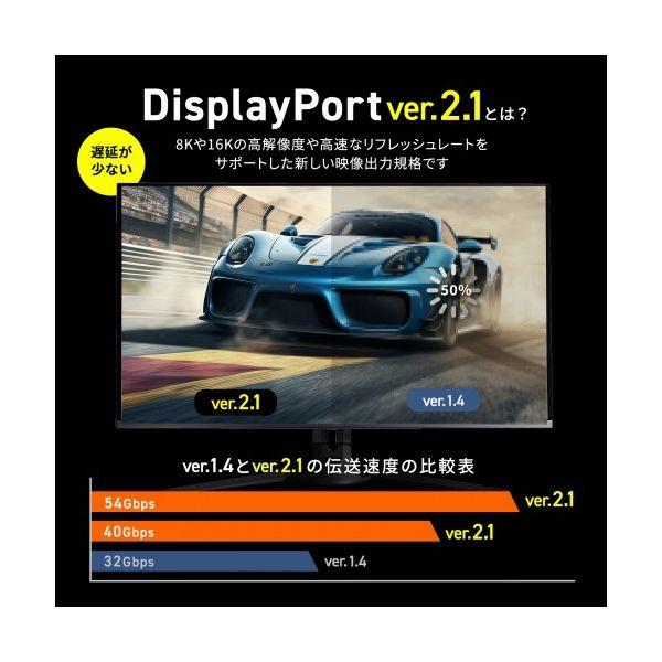 サンワサプライ DisplayPortケーブル ブラック 3m KC-DP4030 1本_3