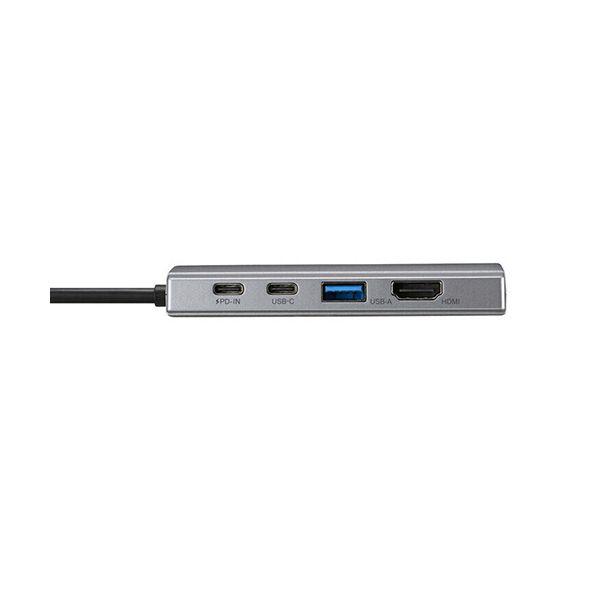 バッファロー Type-C接続ドッキングステーション（PD対応） シルバー LUD-U3-CGHDSV 1個