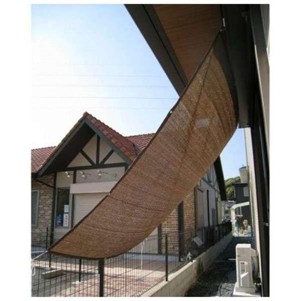 2枚セット〕 日よけ サンシェード オーニング 200x240cm 紐付