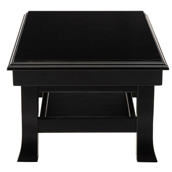 お座敷ミニテーブル ブラック （約W60×D30×H20cm） 完成品_1