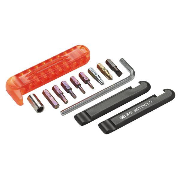 PB SWISS TOOLS ピービースイスツールズ 13点組 自転車用マルチツール バイクツールセット ブルー ペーパーボックス入 470.BLUECBB_1