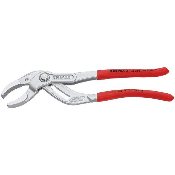 KNIPEX クニペックス パイププライヤー 滑り止めプラスチックコーティング 全長250mm 8103-250_1